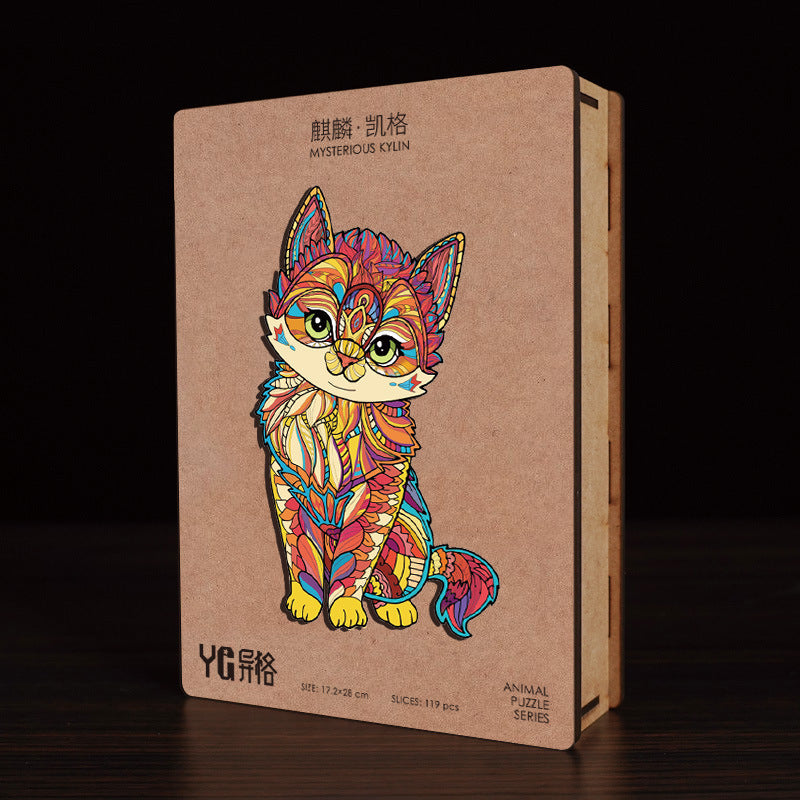 Mythic Beasts Wooden Puzzle Collection